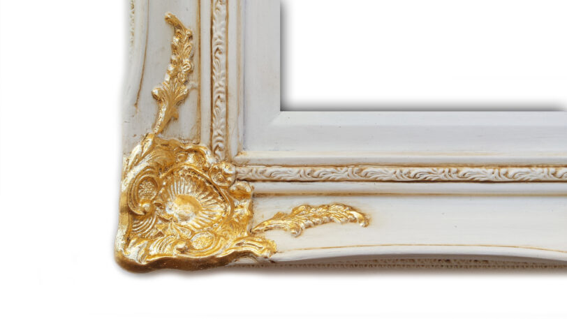 C00346, Cornice rettangolare in legno - immagine 2
