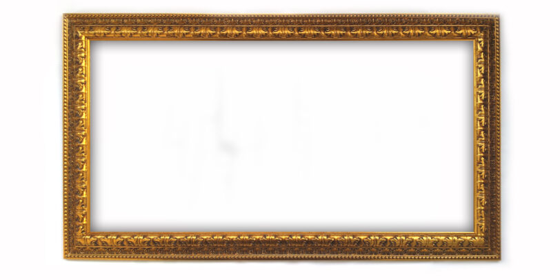 C00210, Cornice rettangolare in legno